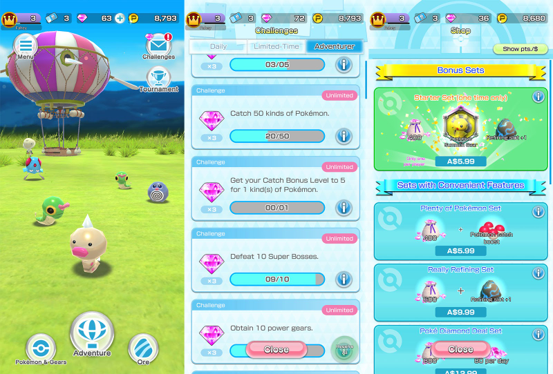 Illustration for article titled Pokémon Rumble Rush Is As Basic As Pocket Monster Battling Gets